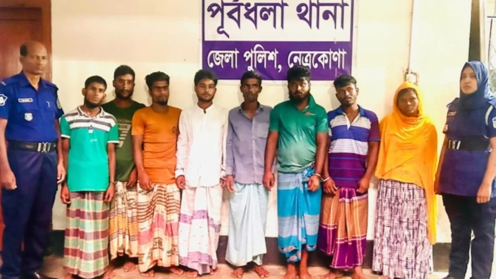 মৎস্য খামার হয়ে উঠলো অশ্লীল ভিডিও তৈরির গোপন আস্তানা, পুলিশের অভিযানে গ্রেফতার ৮